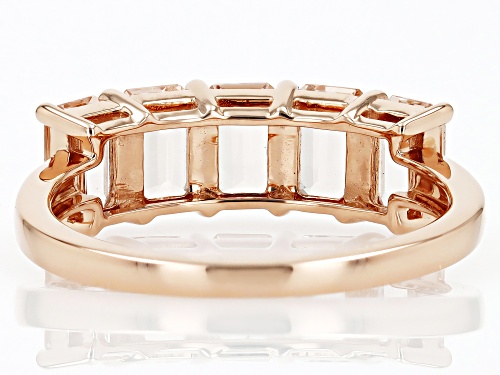 1.91ctw Morganite 10k Rose Gold Ring - Size 10