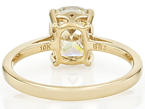 2.88ct Strontium Titanate 10k Yellow Gold Ring - Size 11