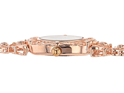Timna Jewelry Collection™ Copper Mother Of Pearl Dial Ladies Watch