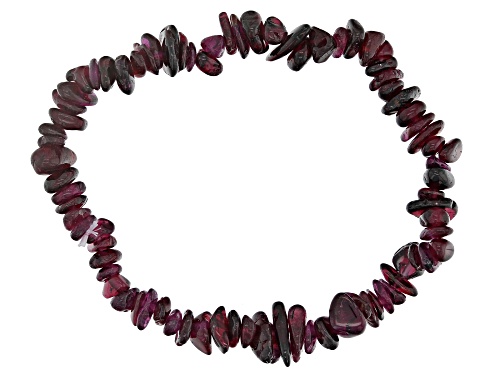 Free-Form Multi-Color Assorted Gemstone Set of 10 Chip Stretch Bracelets