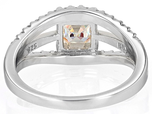 1.83ct Strontium Titanite With 0.23ctw Zircon Rhodium And 18k Yellow Gold Over Silver Two-Tone Ring - Size 9
