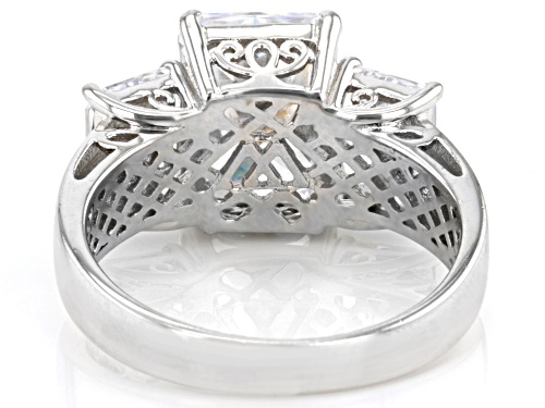 Charles Winston For Bella Luce ® 13.60ctw Scintillant Cut ® Rhodium Over Silver Ring - Size 10