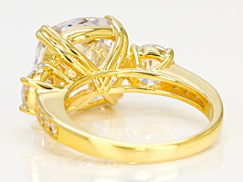 Charles Winston For Bella Luce® 14.87ctw Scintillant Cut® Diamond Simulant Eterno™ Yellow Ring - Size 9