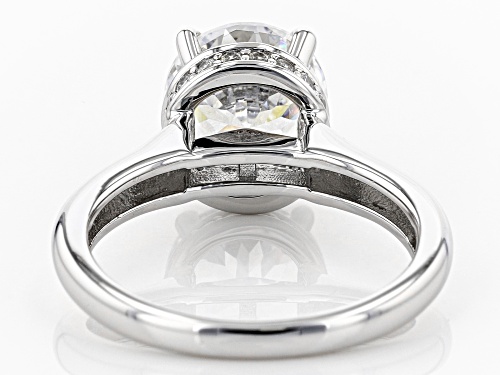 Charles Winston For Bella Luce®Scintillant Cut ® Diamond Simulant Rhodium Over Sterling Silver Ring - Size 12