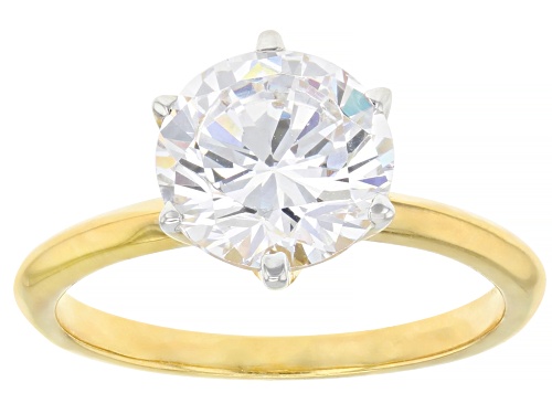 Charles Winston for Bella Luce ® 6.82ctw Eterno ™ Yellow Solitare Ring With Band (4.32ctw DEW) - Size 12