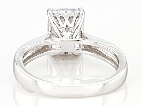 Charles Winston For Bella Luce ® 4.00ctw Rhodium Over Sterling Silver Ring (3.00ctw DEW) - Size 9