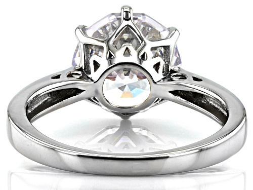 Charles Winston for Bella Luce® 6.20ctw Scintillant Web Cut® Rhodium Over Silver Ring - Size 11