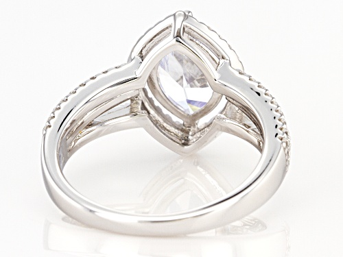 Bella Luce ® 3.50ctw Rhodium Over Sterling Silver Ring - Size 7
