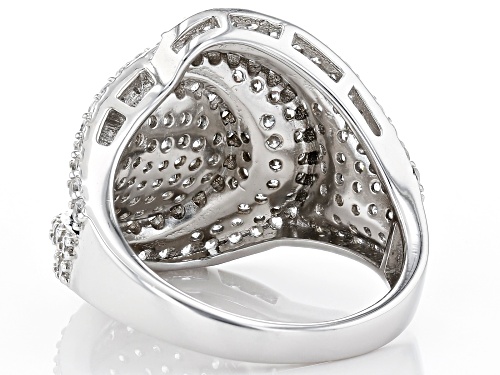 Bella Luce ® 2.84ctw Rhodium Over Sterling Silver Ring - Size 6