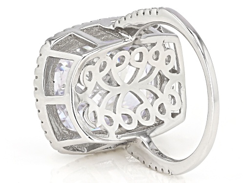 Bella Luce ® 17.01ctw Rhodium Over Sterling Silver Ring - Size 9