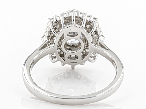 Bella Luce ® 2.56ctw Rhodium Over Sterling Silver Ring - Size 8