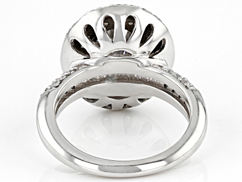 Bella Luce ® 6.37ctw Rhodium Over Sterling Silver Ring - Size 11