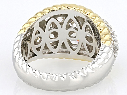 Bella Luce® 7.93ctw White Diamond Simulant Platinum Over Sterling Silver Ring(4.80ctw DEW) - Size 6