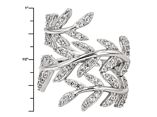 Bella Luce ® 1.65ctw Rhodium Over Sterling Silver Ring (.94ctw Dew) - Size 5