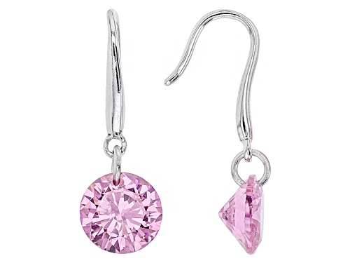 Bella Luce®13.25ctw Tanzanite, Pink,Canary, White Diamond Simulants Rhodium Over Silver Earrings