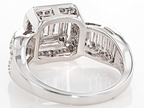 Bella Luce ® 2.32ctw Rhodium Over Sterling Silver Ring - Size 12