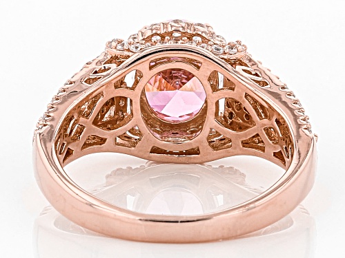 Bella Luce®3.93tw Pink and White Diamond Simulants Eterno™ Rose Ring - Size 7