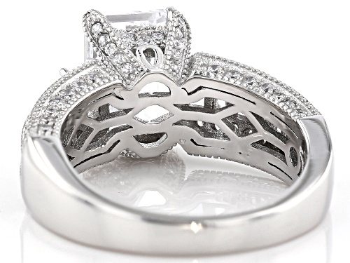 Bella Luce® 7.90ctw Rhodium Over Sterling Silver Ring - Size 10