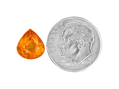 Serengeti Spessartite Garnet 4.02ct 9.64x8.89mm Pear Shape