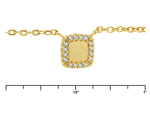 Splendido Oro™ 14k Yellow Gold Bella Luce ® Diamond Simulant Preziosa Cornice Necklace - Size 18