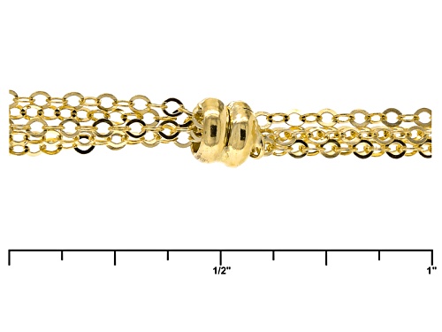 Splendido Oro™ 14k Yellow Gold Multistrand Elegance 24 Inch Necklace - Size 24