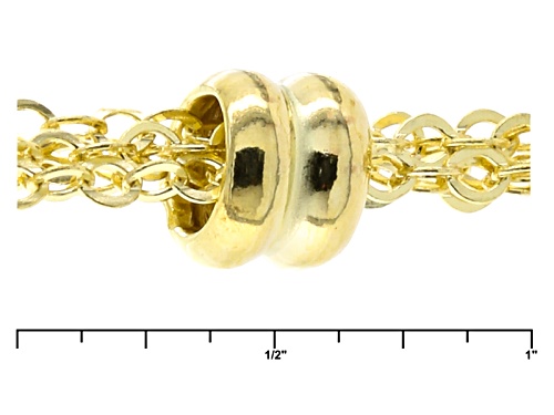 Splendido Oro™ 14k Yellow Gold Multistrand Elegance 32 Inch Necklace - Size 32