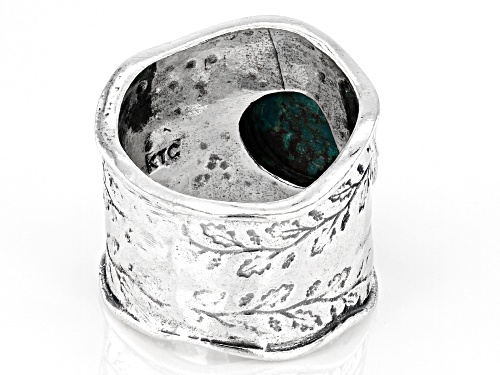 Chrysocolla Sterling Silver Ring - Size 9