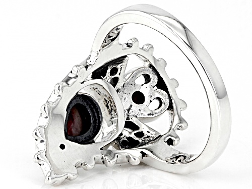 Artisan Collection of India™ Rosalinda And Ruby Sterling Silver Ring - Size 10