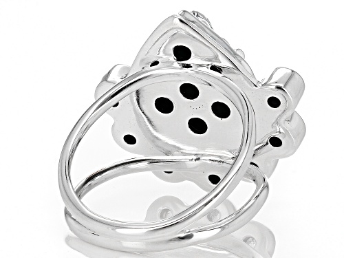 Artisan Collection Of India™ 0.95ctw Round Multi Stone Sterling Silver Ring - Size 9