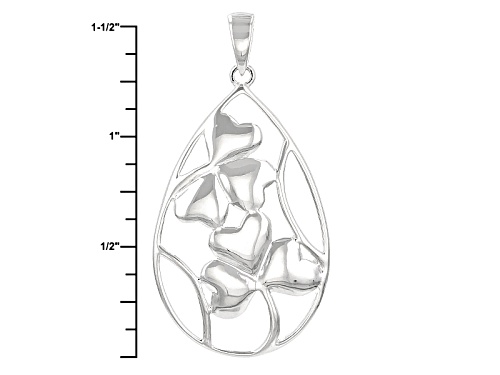 Artisan Of Ireland™ Doouble Shamrock Design Sterling Silver Pendant With Chain