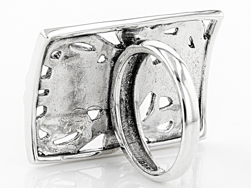 Artisan Collection Of Ireland™ Viking Man Rectangular Sterling Silver Ring - Size 5