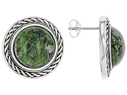 Artisan Collection of Ireland™ Connemara Marble & Silver Set of 2 Celtic Earrings
