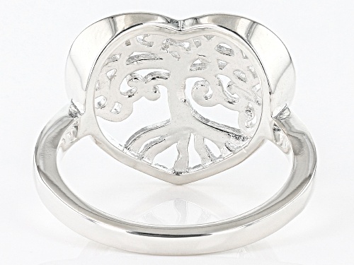 Artisan Collection of Ireland™ Silver Tone Heart Shaped Tree Of Life Ring - Size 9