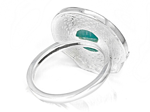 Artisan Collection of Ireland™ Amazonite Sterling Silver Claddagh Ring - Size 10