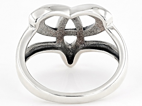 Artisan Collection of Ireland™ 2mm Marcasite Sterling Silver Trinity Knot Ring - Size 7