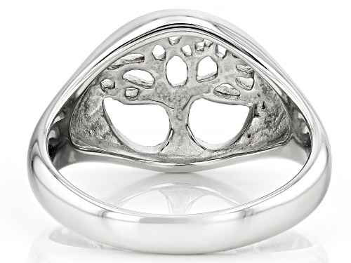 Artisan Collection of Ireland™ Silver Tone Stainless Steel Tree of Life Ring - Size 11