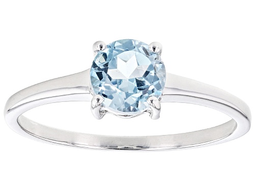 3.40ctw Round Glacier Topaz™ Rhodium Over Sterling Silver Jewelry Set