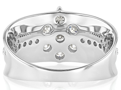 MOISSANITE FIRE® 0.94CTW ROUND BRILLAINT PLATNEVE® RING - Size 9