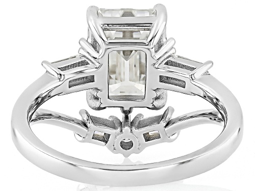 MOISSANITE FIRE® 2.92CTW DEW MULTI STONE PLATINEVE® RING - Size 10