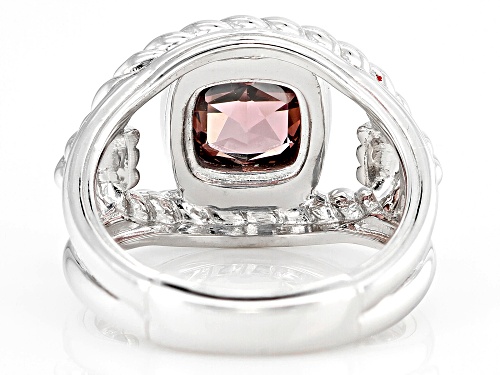 Judith Ripka Rose Bella Luce® Diamond Simulant Rhodium Over Sterling Silver Phoenix Solitaire Ring - Size 9