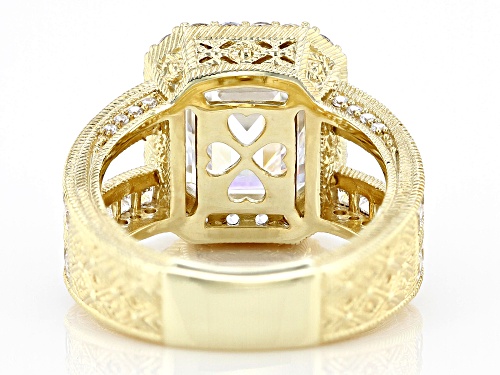 Judith Ripka 10.15ctw Bella Luce® Diamond Simulant 14k Gold Clad Toujours Ring - Size 10