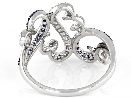 Open Hearts by Jane Seymour® Bella Luce® Rhodium Over Sterling Silver Ring - Size 5