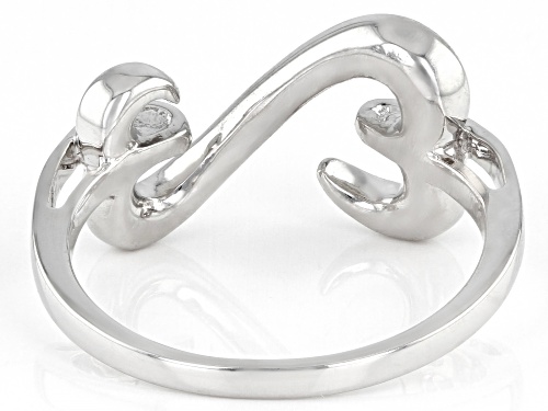 Open Hearts by Jane Seymour® Rhodium Over Sterling Silver Open Design Ring - Size 6