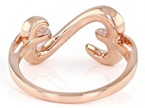 Open Hearts by Jane Seymour® 14k Rose Gold Over Sterling Silver Open Design Ring - Size 7
