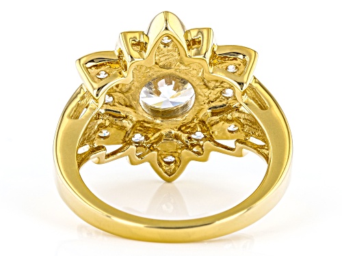 Joy & Serenity™ By Jane Seymour Bella Luce® 14k Yellow Gold Over Sterling Silver Lotus Flower Ring - Size 6