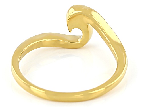 Joy & Serenity™ By Jane Seymour 14k Yellow Gold Over Sterling Silver Wave Ring - Size 5