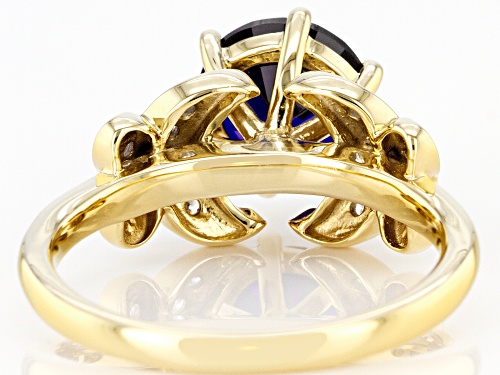 Joy & Serenity™ By Jane Seymour Bella Luce® Lab Sapphire 14k Yellow Gold Over Silver Ring 2.75ctw - Size 6
