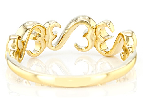 Open Hearts by Jane Seymour® 14k Yellow Gold Over Sterling Silver Band Ring - Size 8