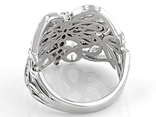 Keith Jack™ Sterling Silver Oxidized Dragonfly Ring - Size 6