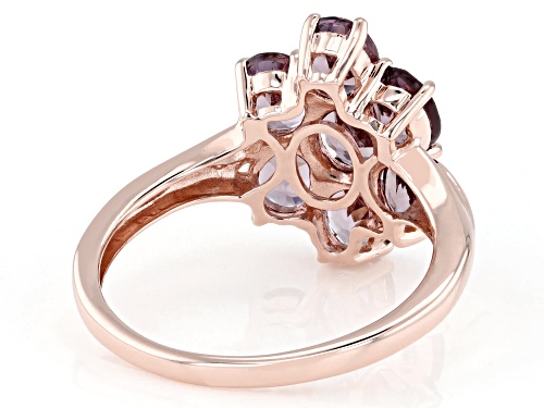 2.26ctw Purple Spinel 10k Rose Gold Ring - Size 8